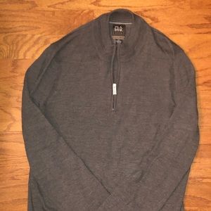 Gray Zip-Up Sweatshirt